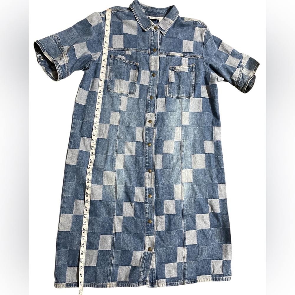 Vintage Carolina Blues Plus patchwork multi blue … - image 12